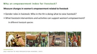 Strengthening adaptive capacity of extensive livestock systems for food and nutrition security and low-emissions development in ESA