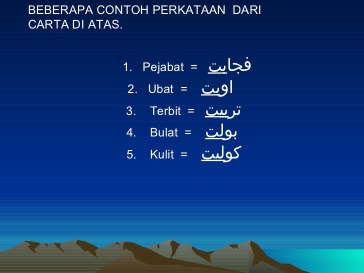 Teknik Cepat Belajar Jawi 2