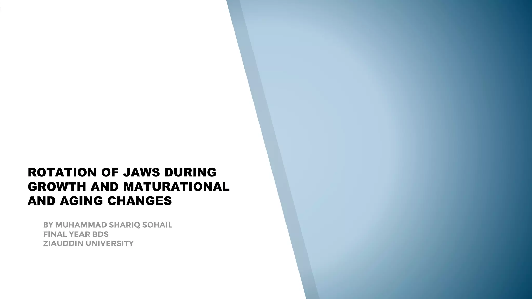 Jaw rotation(ortho) | PPTX