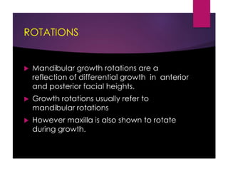 Jaw rotations