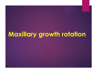 Jaw rotations