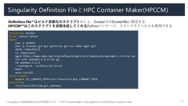 Singularity Containers For Enterprise Use