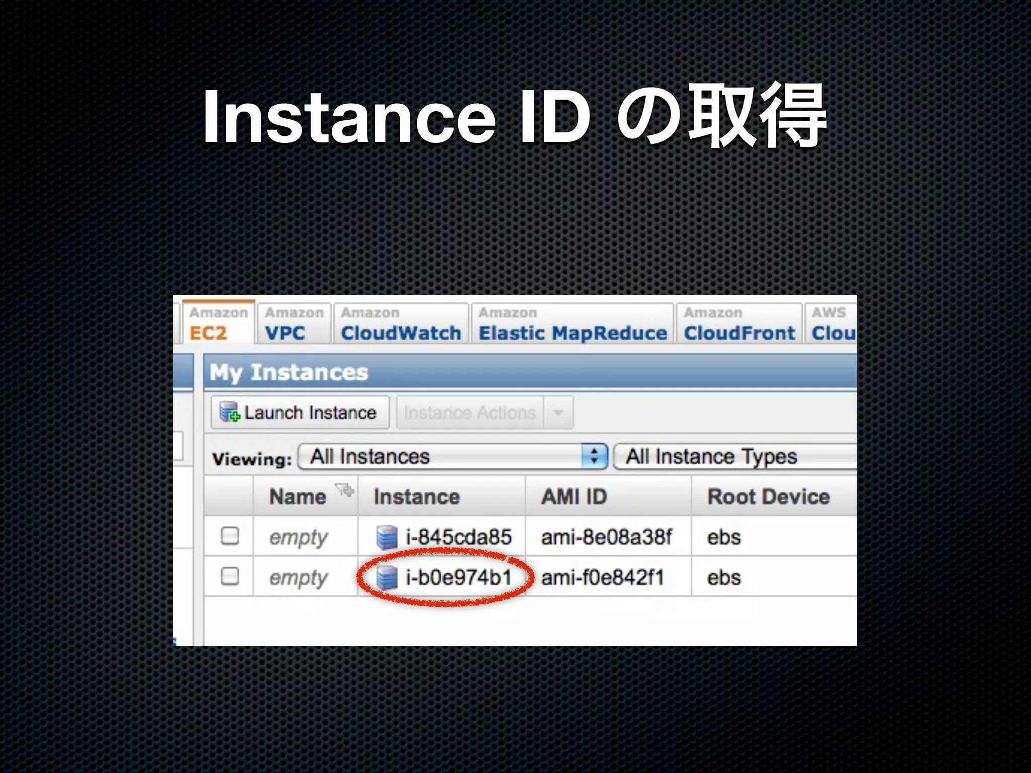 Instance ID
 
