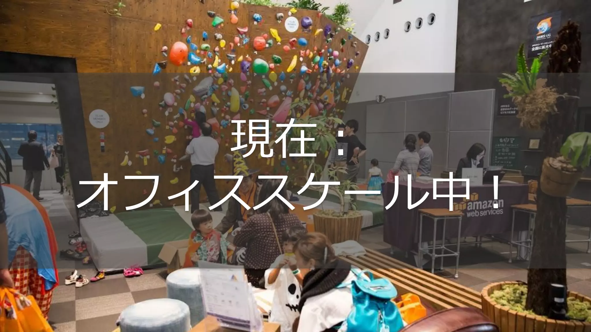 現在：
オフィススケール中！
 