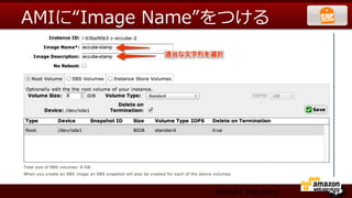 AMIに“Image  Name”をつける




                ARAKI Yasuhiro
 