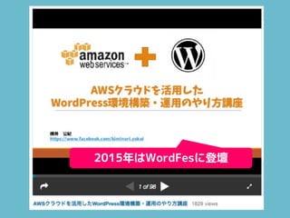 2015年はWordFesに登壇
 