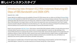 新しいインスタンスタイプ
 