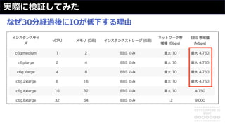 実際に検証してみた
なぜ30分経過後にIOが低下する理由
 
