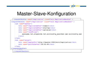 Master-Slave-Konfiguration
 