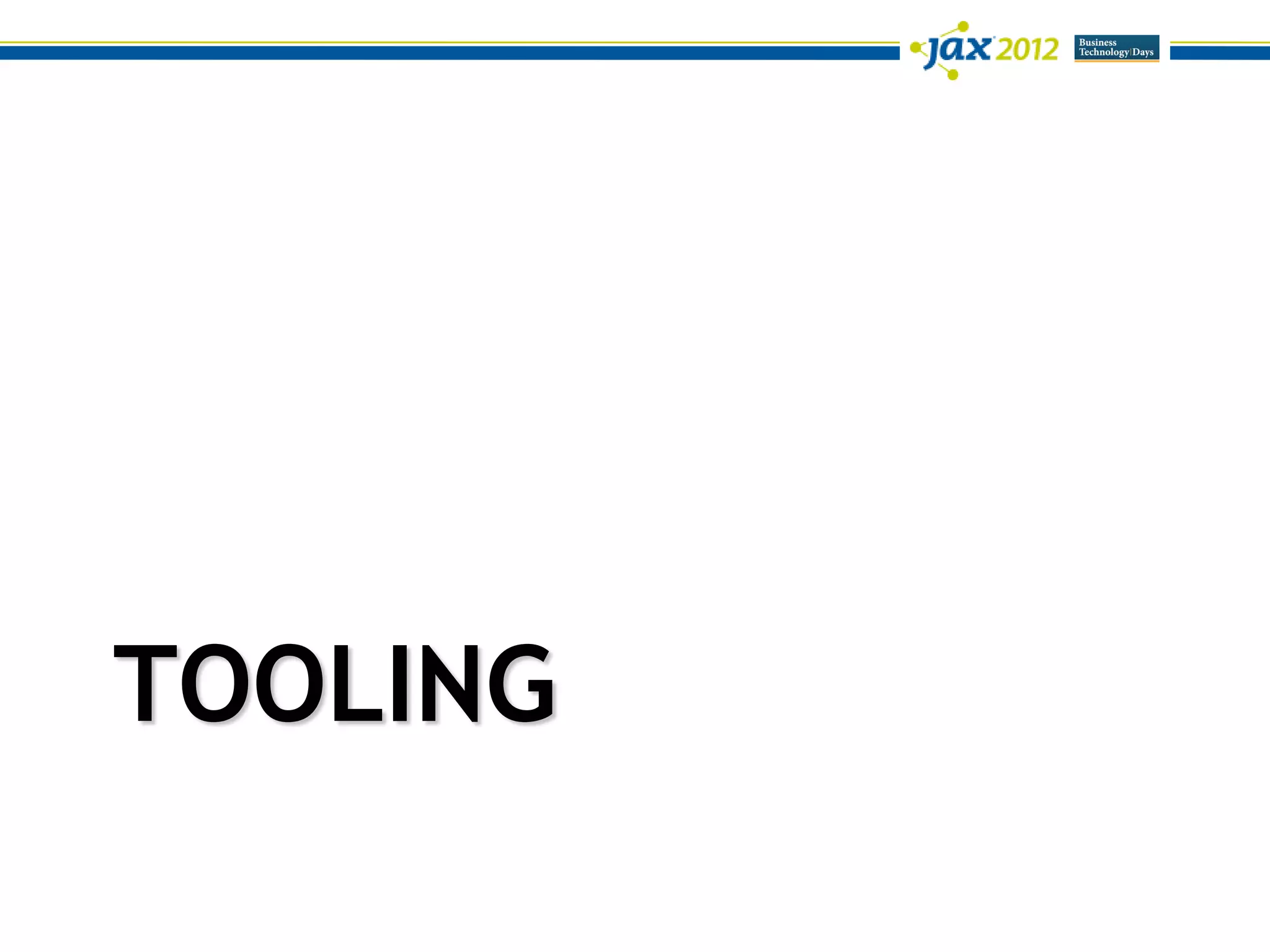 TOOLING
 