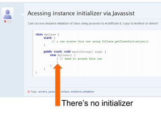 There’s no initializer
 