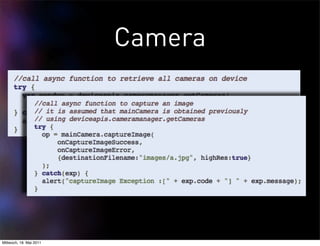 Camera




Mittwoch, 18. Mai 2011
 
