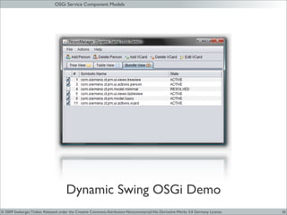 JAX 09 - OSGi Service Components Models