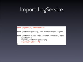 JAX 09 - OSGi on Scala