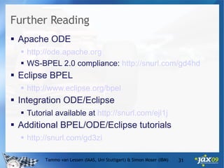 SOA-based Business Integration with Eclipse BPEL and Apache ODE