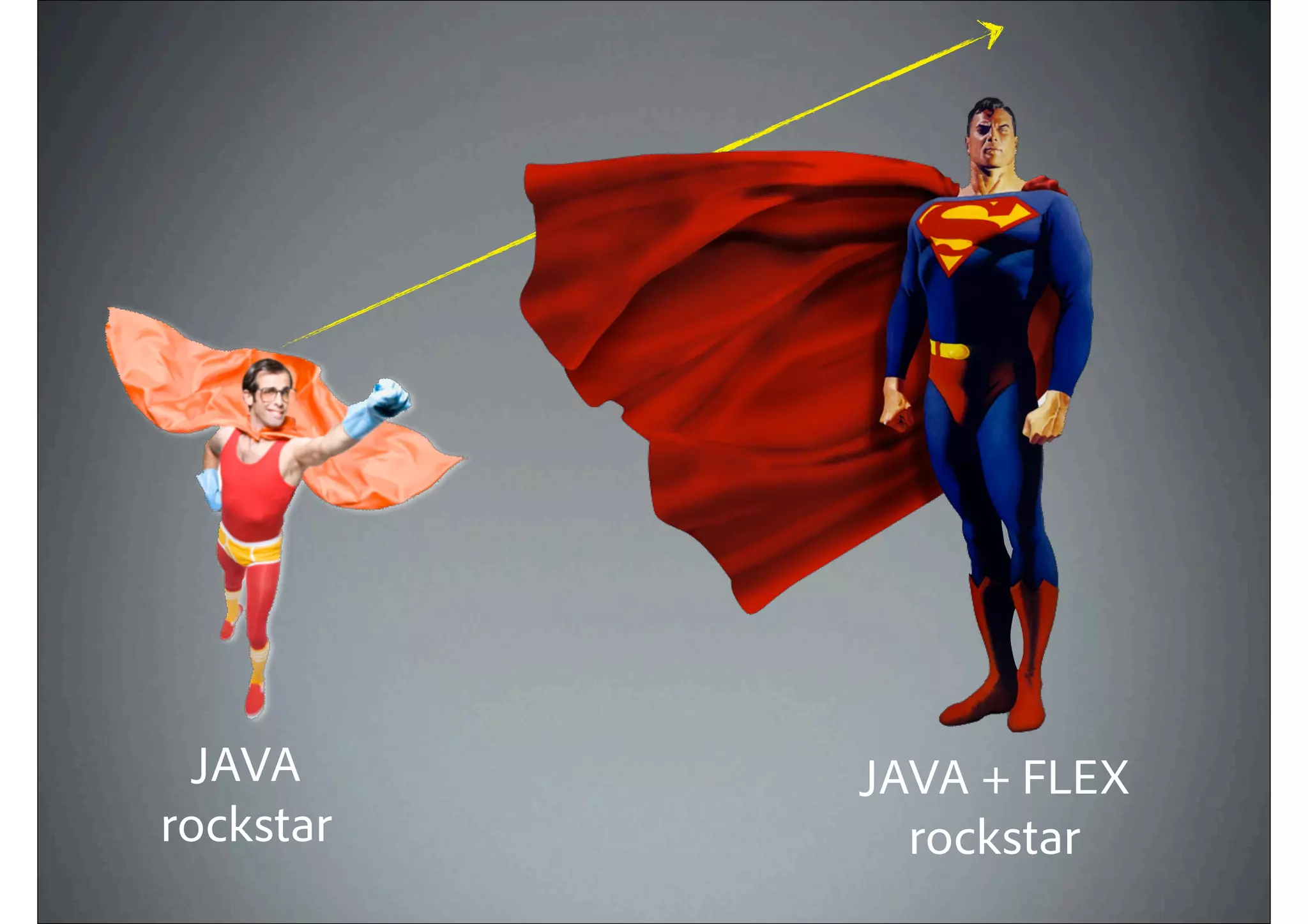 JAVA      JAVA + FLEX
rockstar     rockstar
 