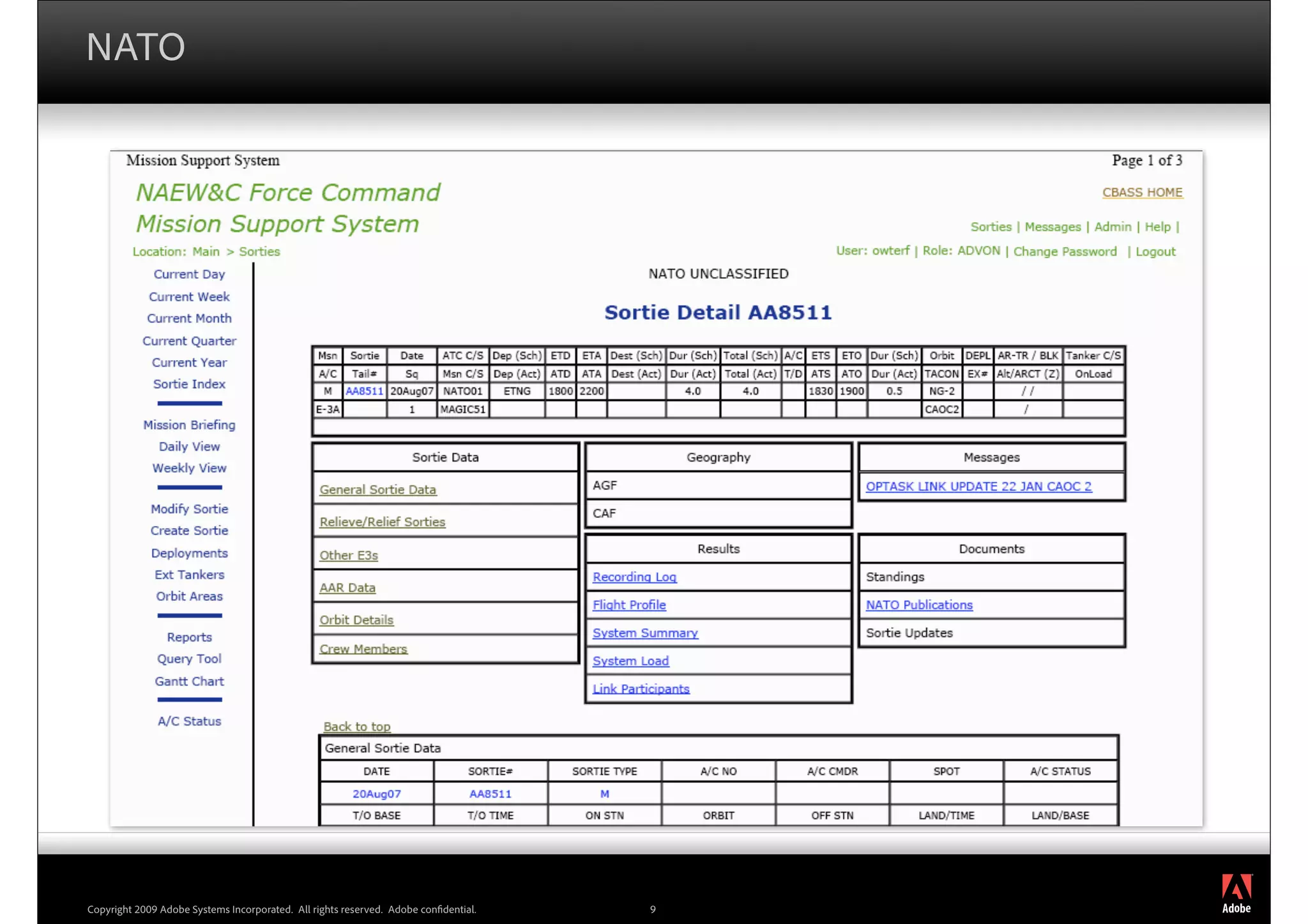 NATO




                                                                                         ®




Copyright 2009 Adobe Systems Incorporated. All rights reserved. Adobe con dential.   9
 