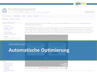 Zukunftsmusik?

Automatische Optimierung
 
