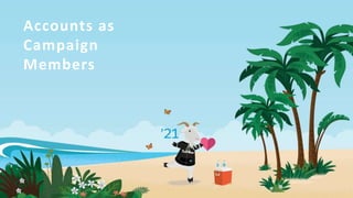 Accounts as
Campaign
Members
 