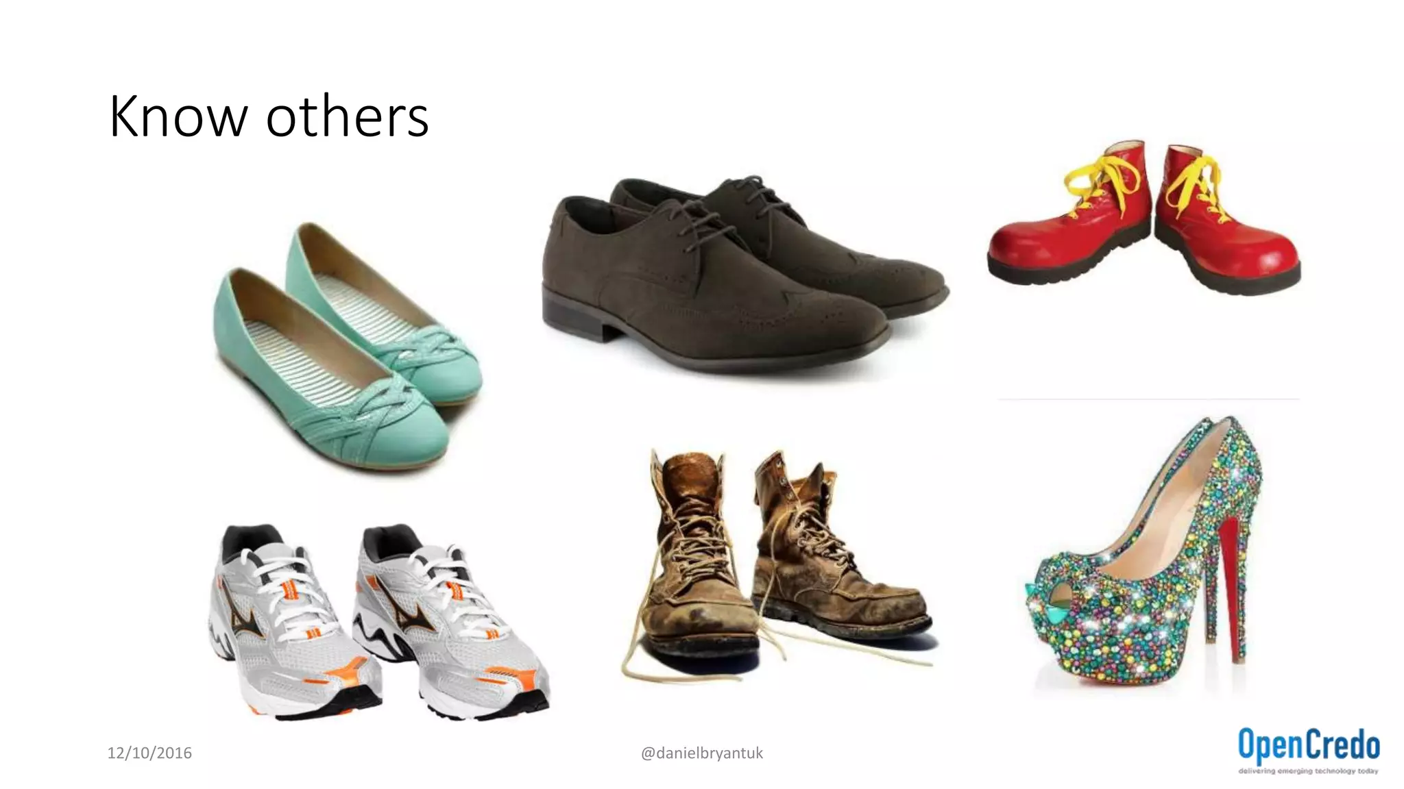 Know others
12/10/2016 @danielbryantuk
 