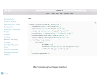 ixchelruiz
http://wiremock.org/docs/request-matching/
 