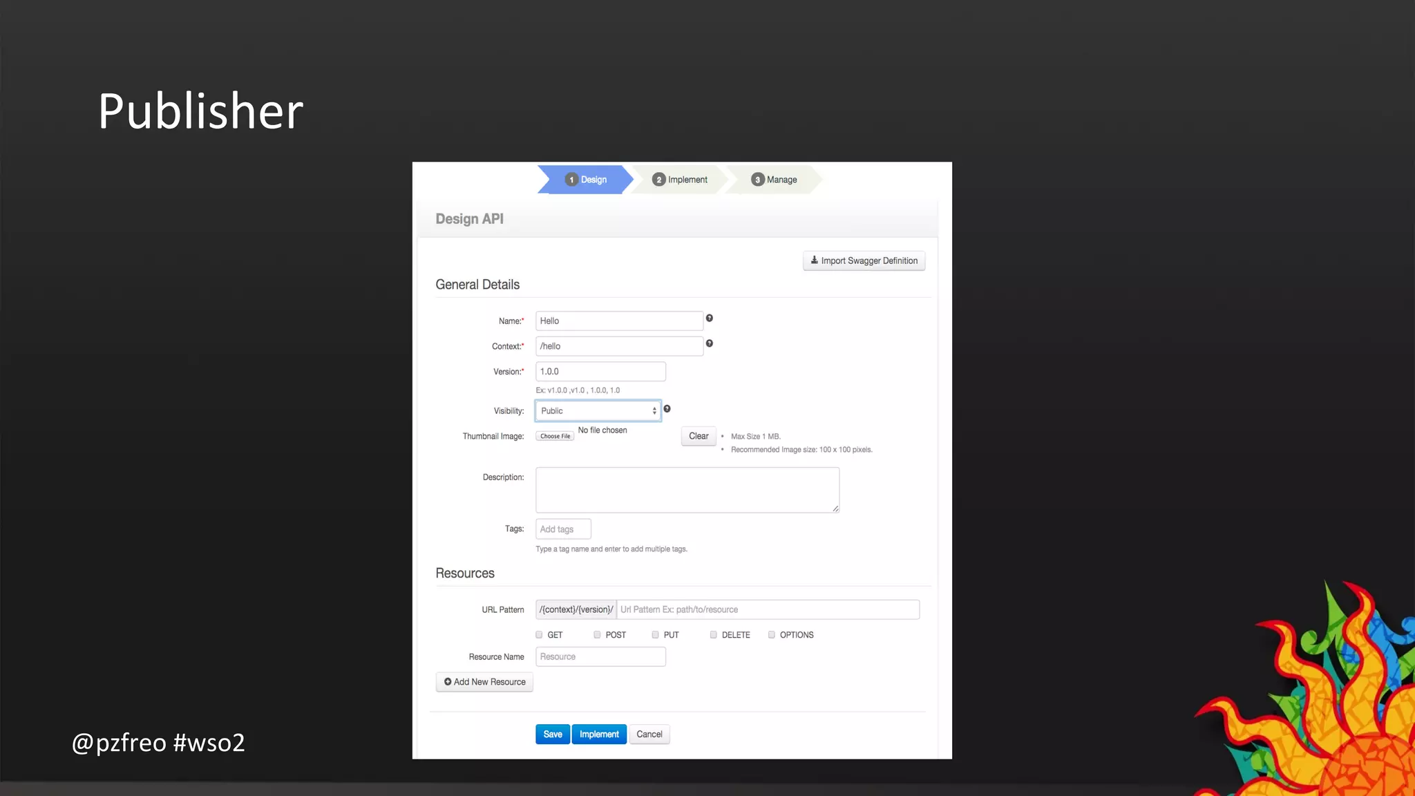Publisher 
@pzfreo #wso2 
 