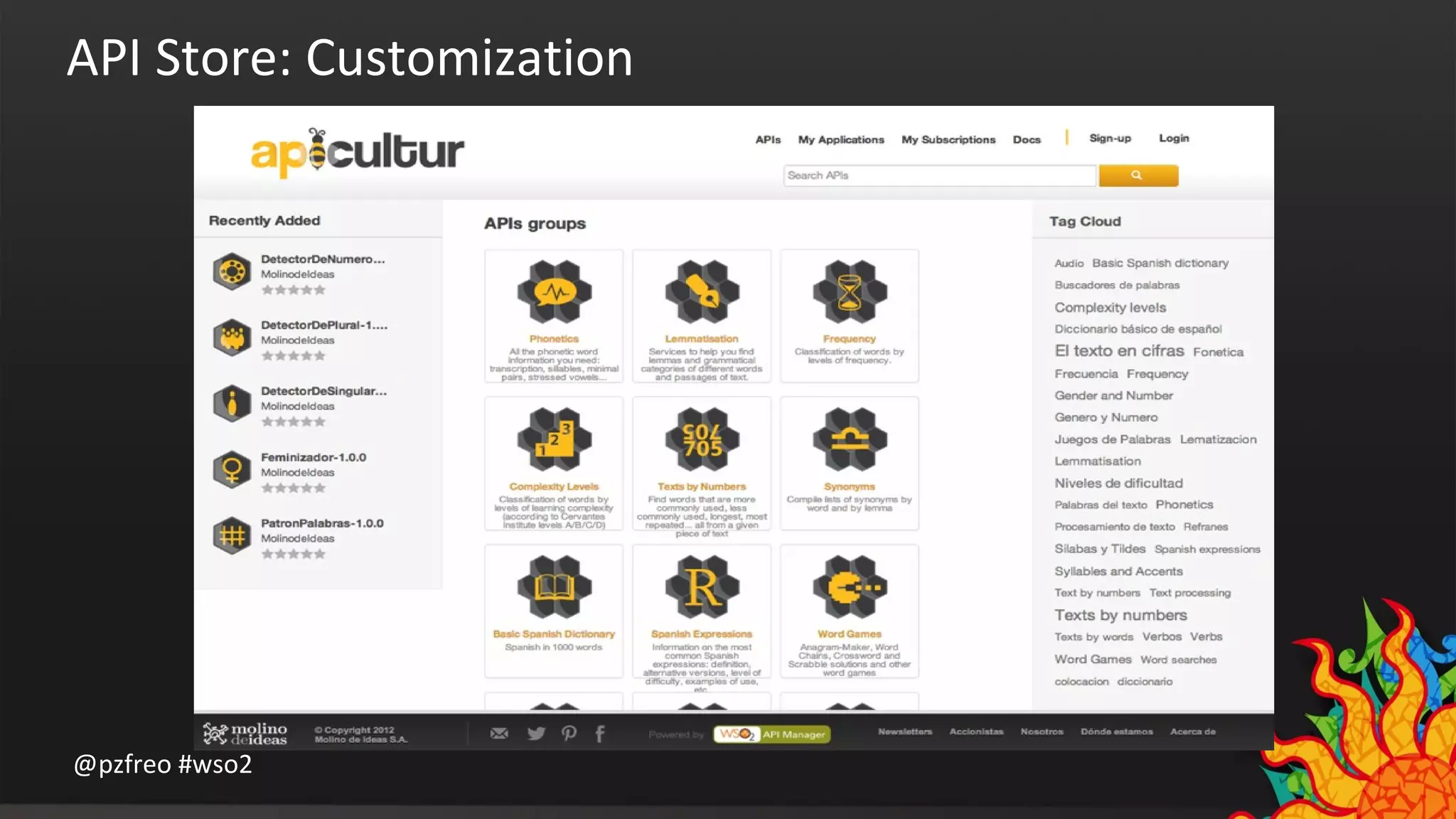 API Store: Customization 
@pzfreo #wso2 
 