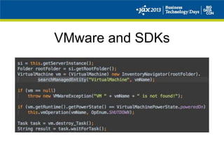 VMware and SDKs
 