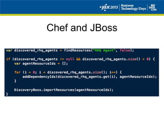 Chef and JBoss
 