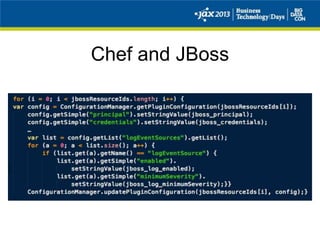 Chef and JBoss
 