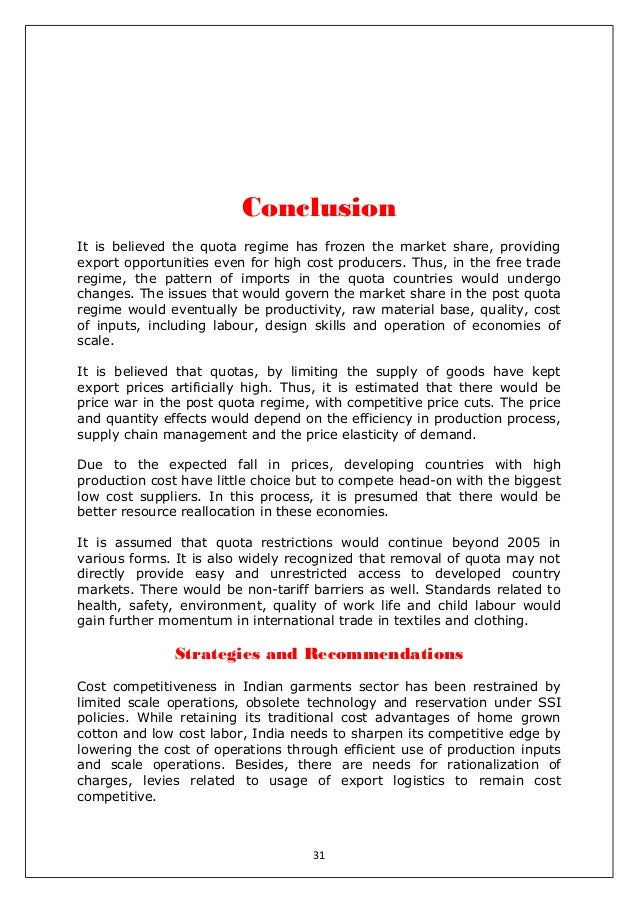 conclusion in textile industry Based on the graph, a conclusion that can be drawn about the textile industry is that textile factories employed more children during the mid-1800s - 8612067. conclusion in textile industry Based on the graph, a conclusion that can be drawn about the textile industry is that textile factories employed more children during the mid-1800s - 8612067.