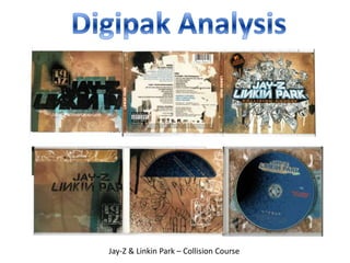 Digipak Analysis Jay-Z & Linkin Park – Collision Course 