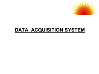 Data Acquisition System & Data Logger | PDF