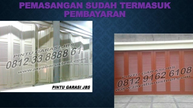 0812 9162 6108 JBS  Pintu  Garasi  Sliding Door Tangerang 