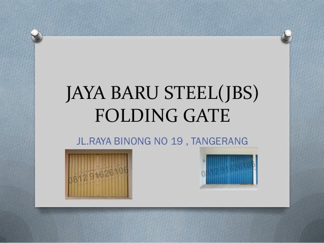 081291626106 JBS Pintu  Garasi  Folding Gate Tangerang 