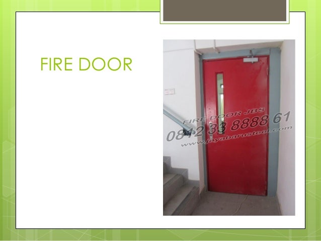 081233888861 JBS Spesifikasi Pintu  Rintangan Api 