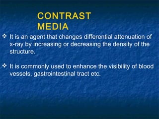 Contrast Media | PPT