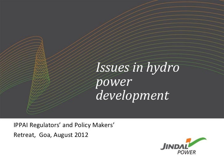 Issues in hydro power development
