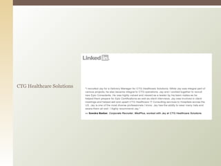 CTG Healthcare Solutions 