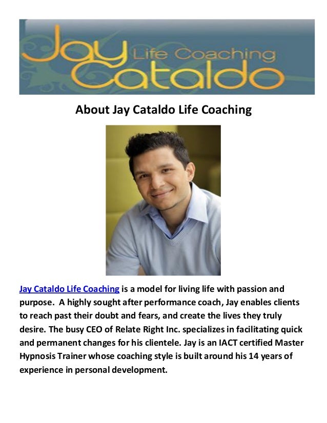 Jay Cataldo Life Coaching : NYC Life Coach