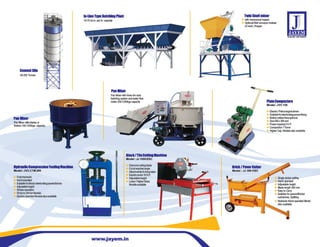 - Construction Equipment -


Other Products:




           Concrete Paver   Vibratory Truss Screed




             Pan Mixers         Mini Dumpers
 