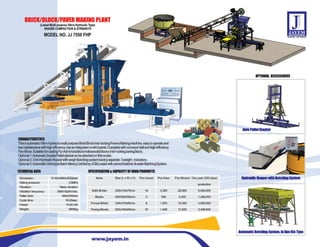 - Construction Equipment -


Concrete Batching Plants & Machines:

Concrete Batching Plants & Machines made available by us are made available in different
per hour working capacity. Built on a rugged chassis, these are perfectly suitable to work in
wide variety of conditions as well as are also useful for contractors. Here, these can be
offered in form of stationary concrete mix plant or as mobile concrete mix plants.




                Fixed Type                                    In-Line Type




           Auto-Mobile Batching                           Mini Mobile Batching
                  Plant                                         Machine
 