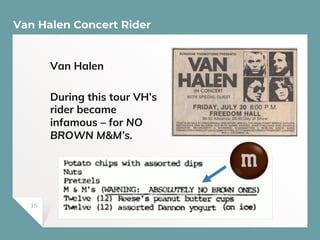 Checklists Good enough for NASA and Van Halen? Good enough for your app ...