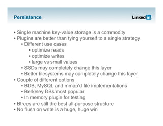 Jay Kreps on Project Voldemort Scaling Simple Storage At LinkedIn | PDF