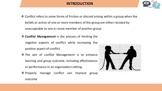 Conflict management case study with solution pdf image