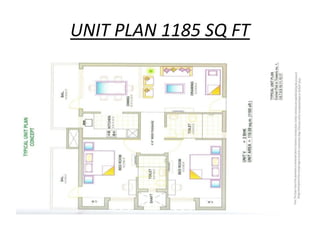 UNIT PLAN 1185 SQ FT

 