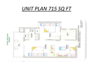 UNIT PLAN 715 SQ FT

 