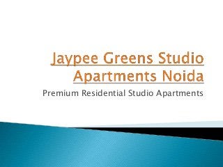 Premium Residential Studio Apartments
 