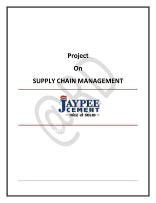 Project
                           On
          SUPPLY CHAIN MANAGEMENT




                  SECTION – A (Marketing)
Submitted To:                                            Submitted By:

Dr. NaseemAbidi                       HarshalDhotra(11609147)
                                ParthBhasin(11609035)
                                      RishabhDogra(11609171)
 