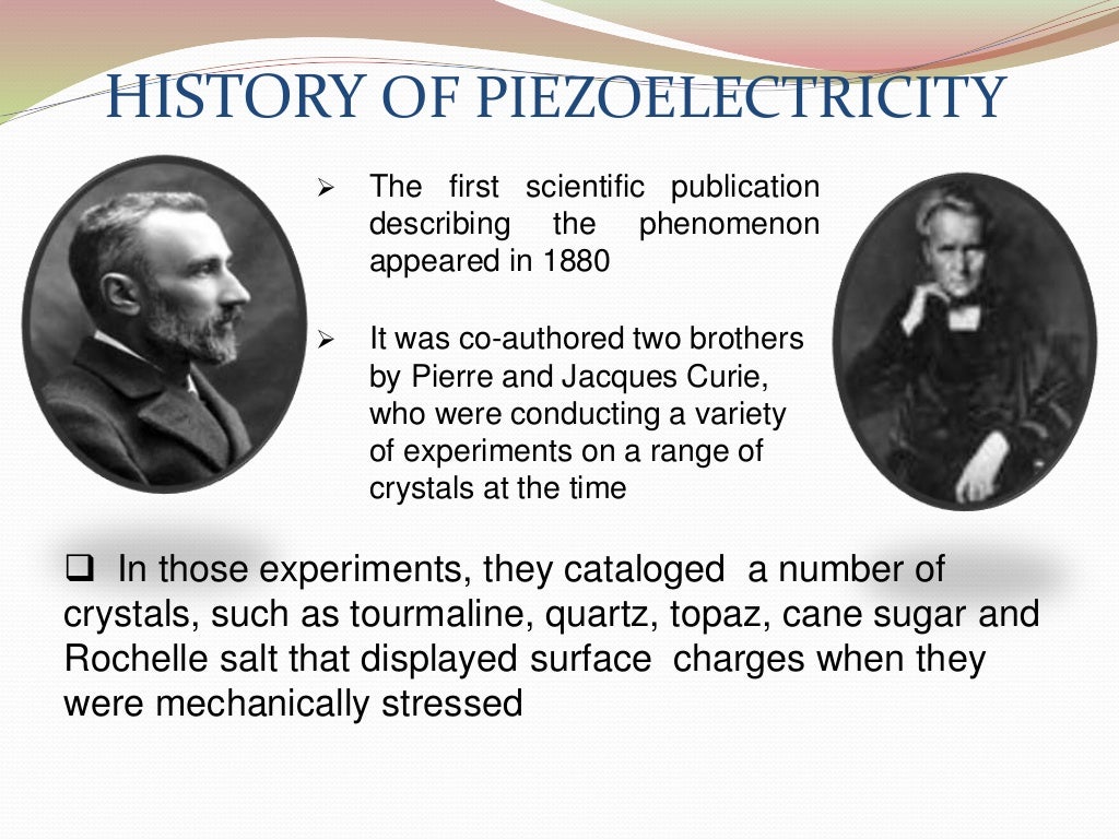 piezoelectricity and its application